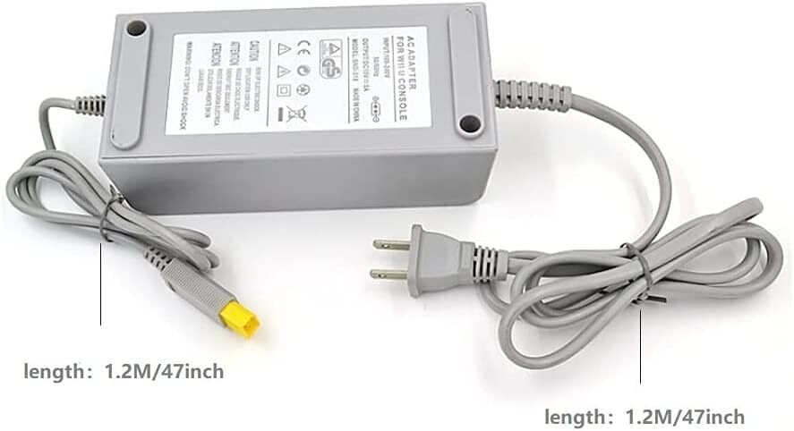 JUTOSU Wii U用コンソール充電器、WiiU 本体 コンソール用ACアダプター電源交換 過熱、過電流、過充電保護機能付き_画像2