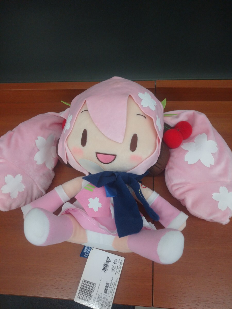 【新品・未使用・タグ付】初音ミク Preciality スペシャル ぬいぐるみ 桜ミク_画像1