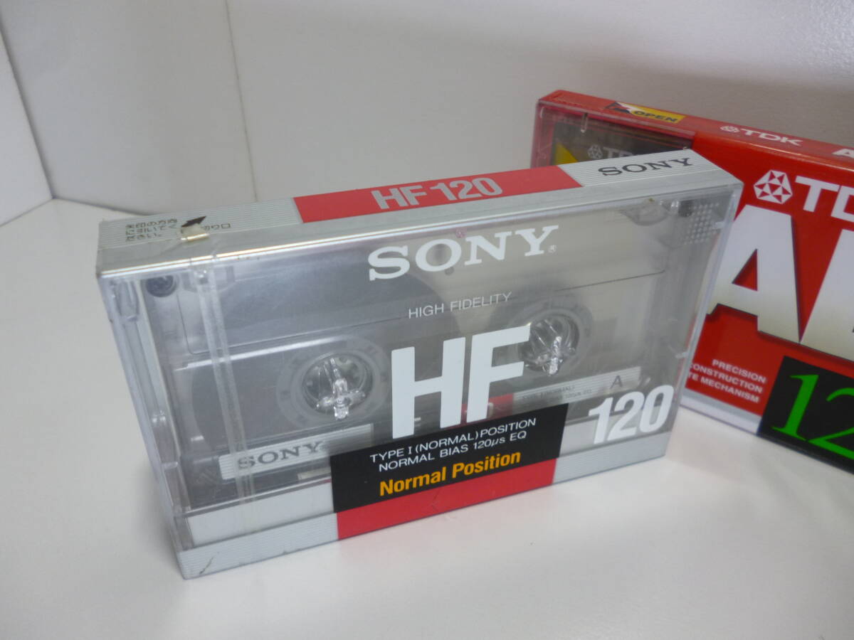 ■新品 未開封/カセットテープ/120分 3巻セット/TDK AE120 2巻/SONY HF120 1巻/ノーマルポジション/送料 290円★の画像3