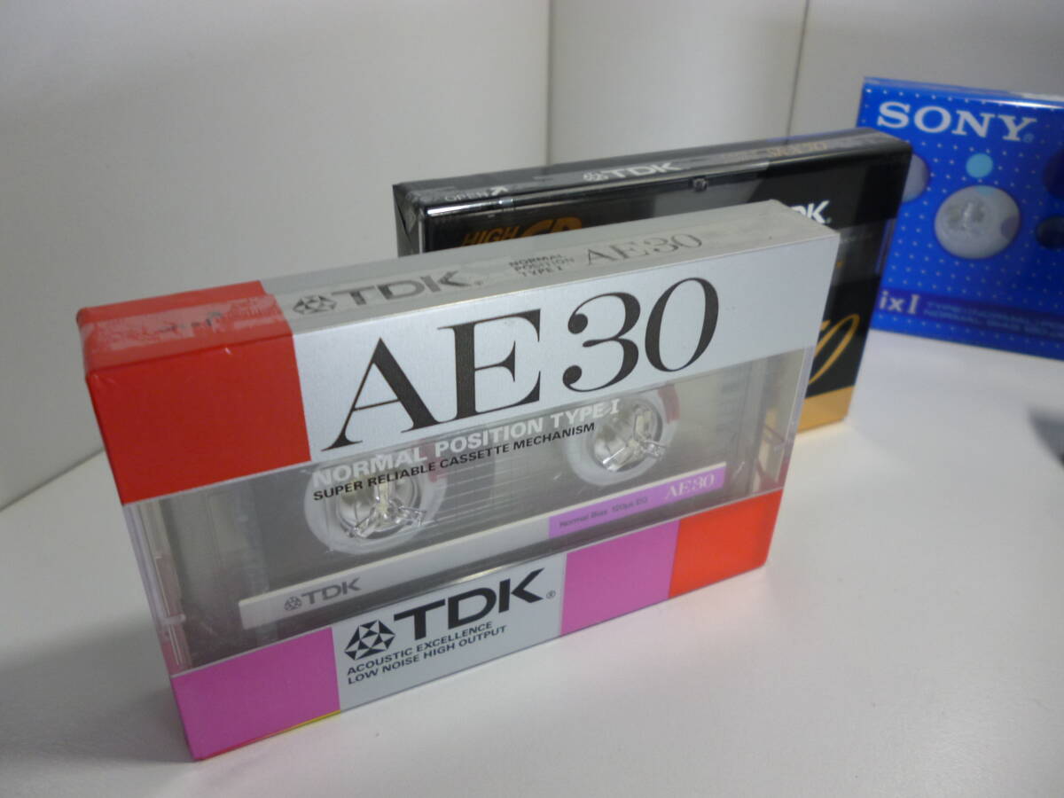 ■新品 未開封/カセットテープ/いろいろ 5巻セット/TDK SR-X50 DJ2-60A AE-30/SONY C64CDX/AXIA PS1G46/送料 290円★の画像6