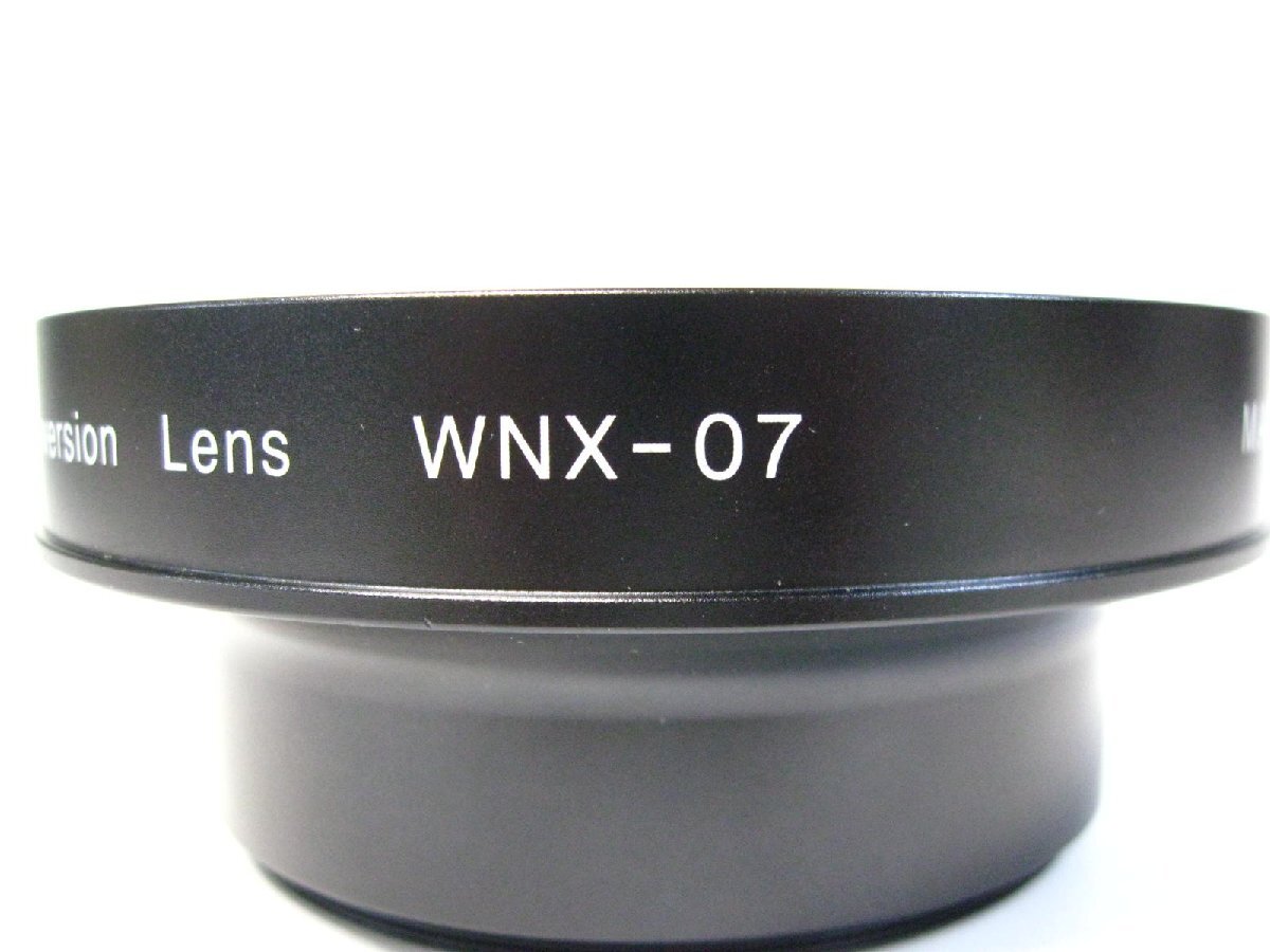▽Zunow 0.7倍 WNX-07 ワイドコンバージョンレンズ 72mm 外観難あり 中古 ズノー 2の画像6