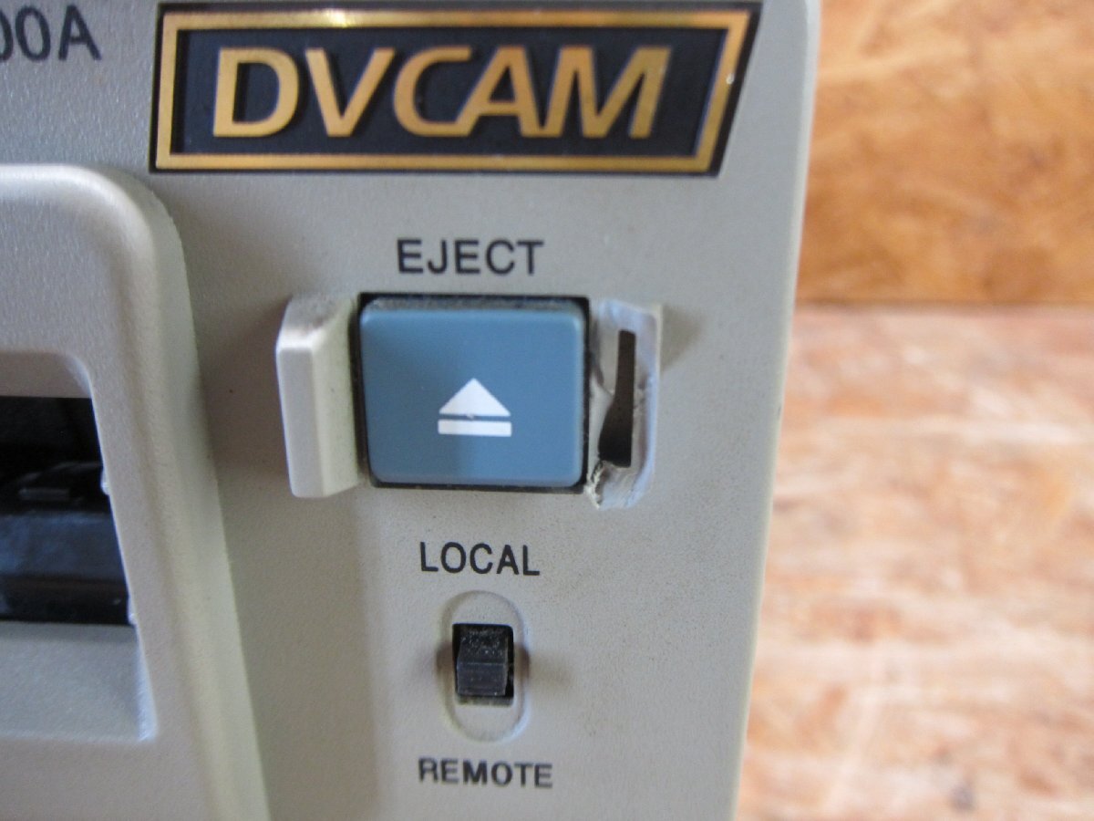 ◎【動作確認済み】SONY DSR-1500A DVCAMレコーダー DRUM 103×10H 使用時間短め◎V633_画像5