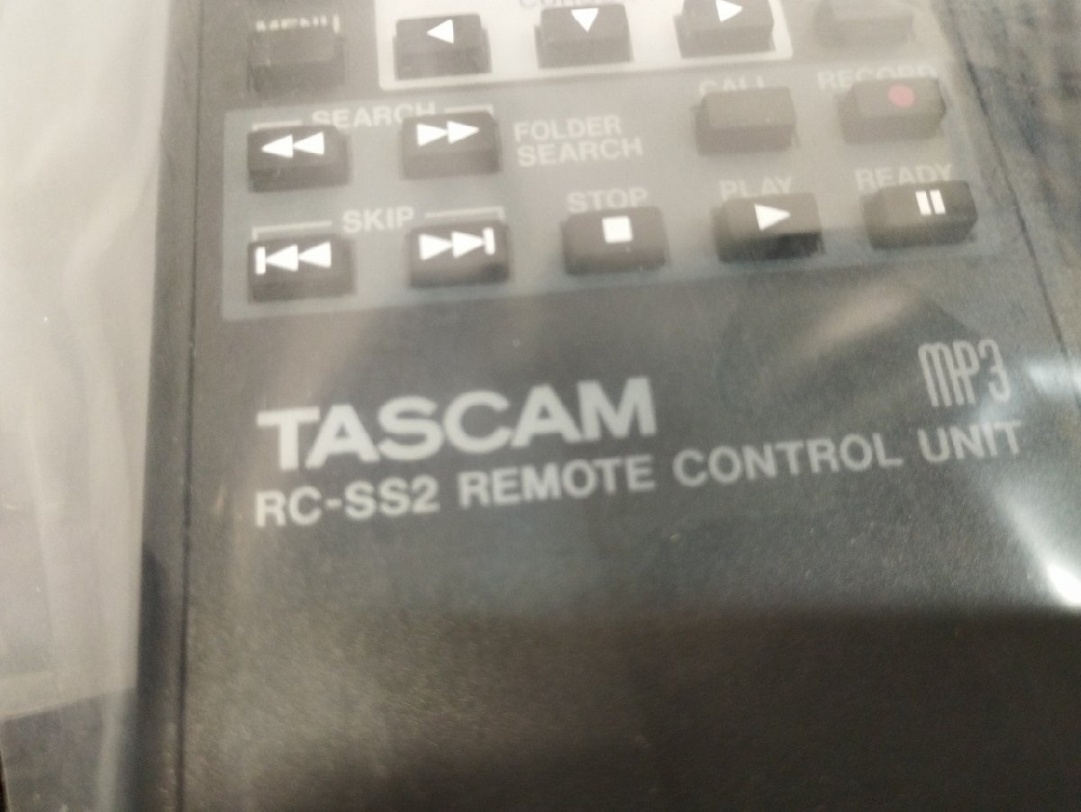 ♪TASCAM RC-SS2 タスカム リモコン SS-CDR200,SS-R200,SS-R100用 未使用・新品♪_画像2