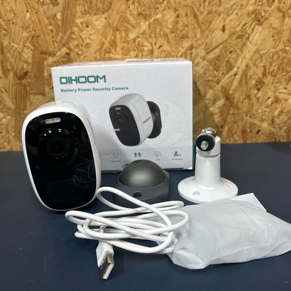 DIHOOM камера системы безопасности беспроводной наружный DIHOOM тип аккумулятора камера 130° супер широкоугольный батарея большая вместимость IP65 водонепроницаемый камера системы безопасности магнит IR инфракрасные лучи ночное видение фотосъемка 