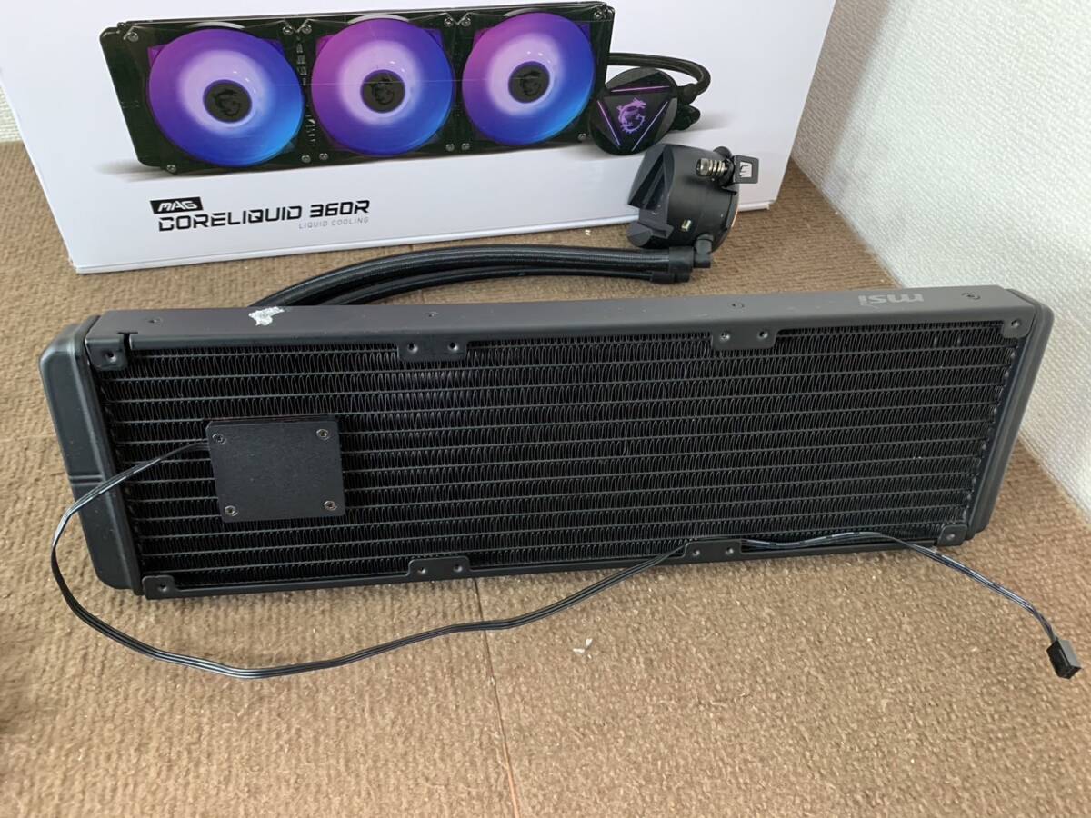 [ used present condition goods ]MSI MAG CORELIQUID 360R simple water cooling CPU cooler,air conditioner cooling system 