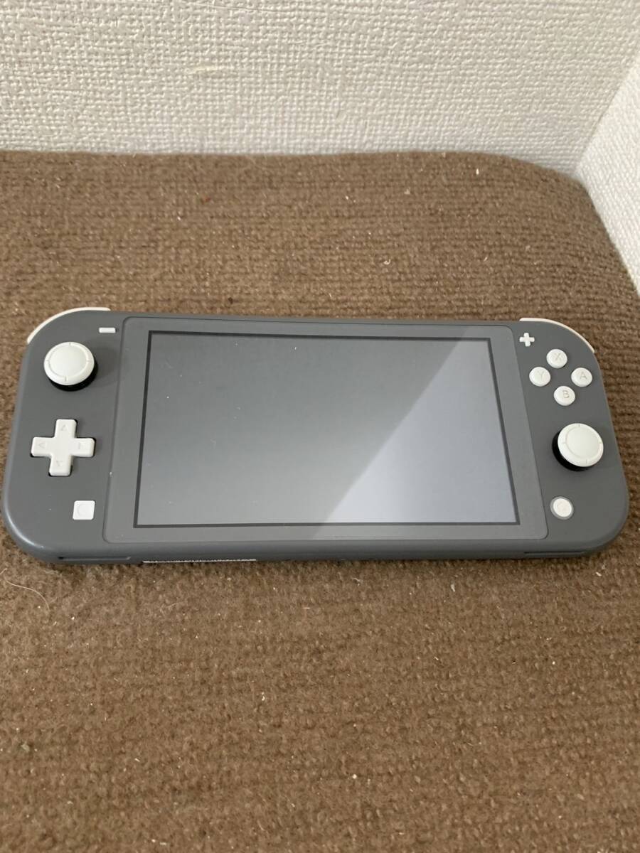 【中古品】ニンテンドーSwitchLite 本体のみ グレー HDH-001 通電動作確認済 初期化済_画像3