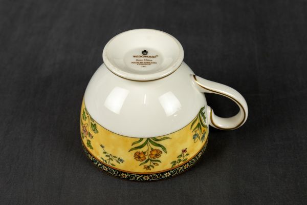 T01-1978 陶磁器 WEDGWOOD ウェッジウッド 洋食器 カップ＆ソーサー ミストラル インディア バレンシア ジョサイア・ウェッジウッド_画像6