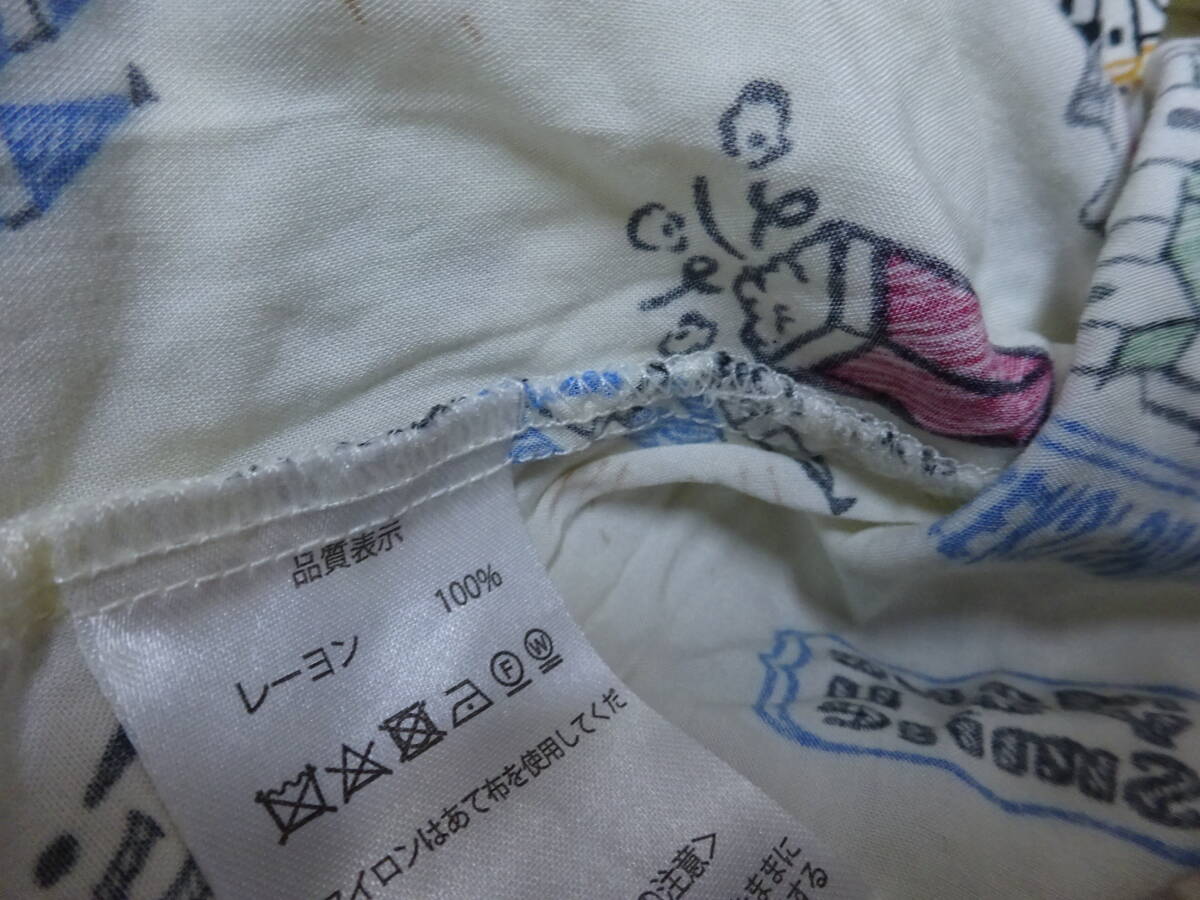 ■あ-235 ■TOKYO DISNEY RESORT　ミッキー　半袖シャツ　レーヨンシャツ　サイズL_画像4