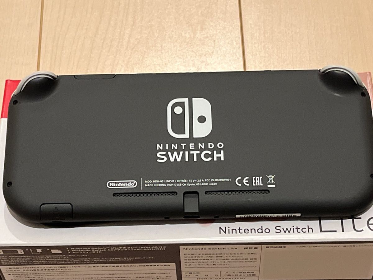 Nintendo Switch Lite グレー　美品