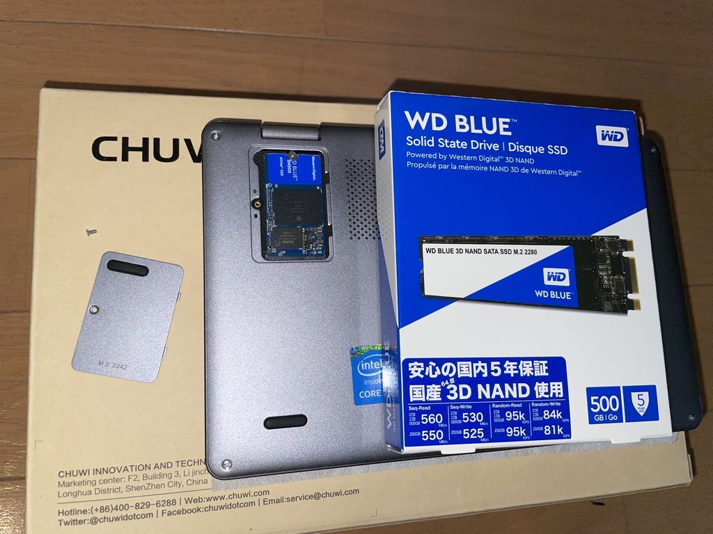 CHUWI minibook CoreM3-8100Y 16GB/127GB/500GB SSD(NVME) addition beautiful goods 