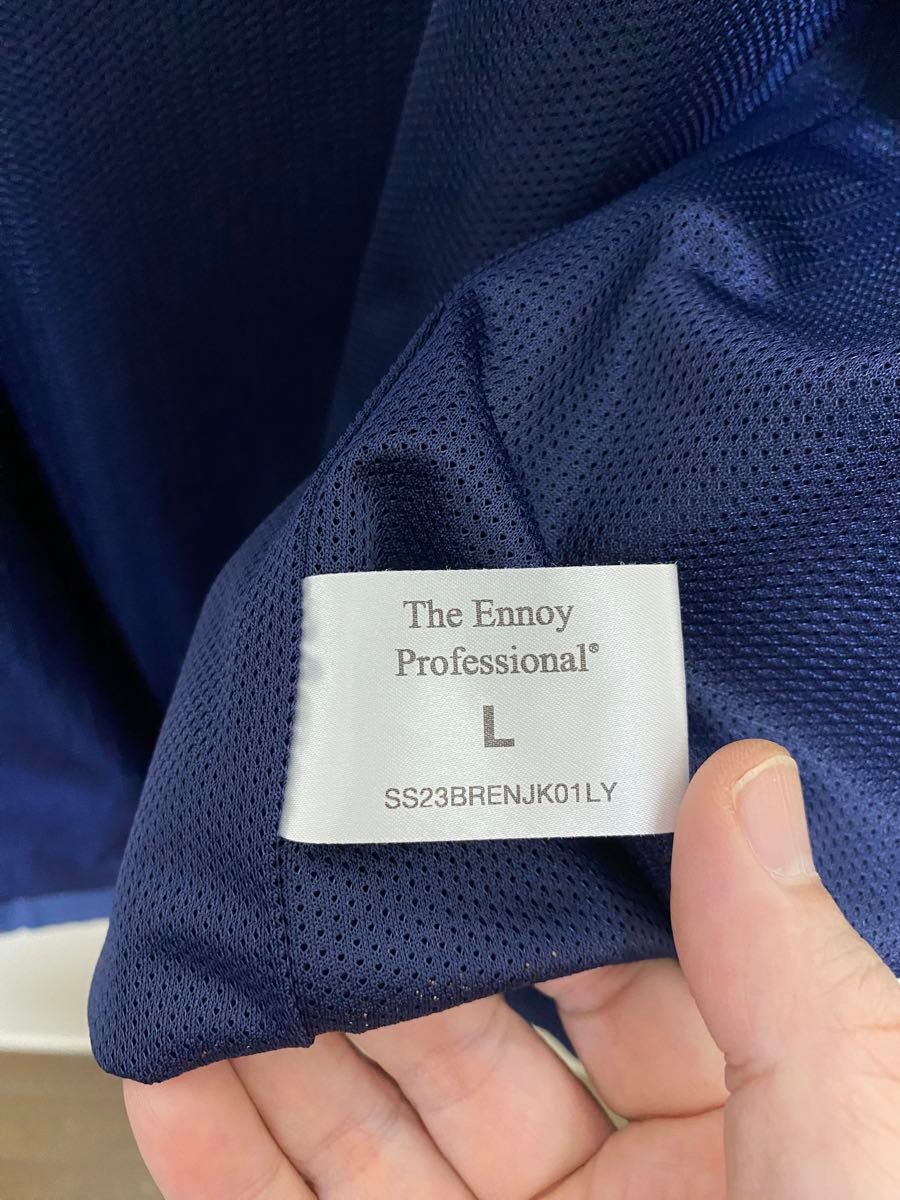 ennoy エンノイ ナイロンジャケット ネイビー SS23 シャカシャカ ennoy エンノイ ナイロンジャケット ネイビー SS23 シャカシャカ