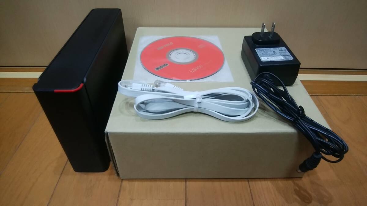 【送料込】Buffalo LinkStation NAS LS-410D (3TB仕様) _全体