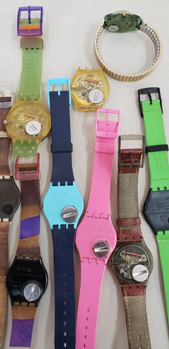 スウォッチ swatch 腕時計 Swatch ジャンク動作未確認 まとめて 送料全国一律300円_画像8