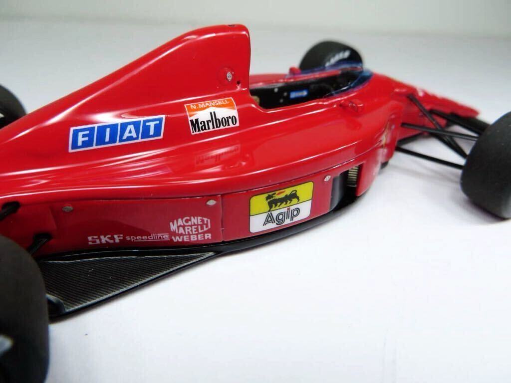 素人 完成品 1/43 タメオ フェラーリ F1-89 ハンガリーGP 優勝 1989年 N.マンセル ナイジェル マンセル TAMEOの画像7