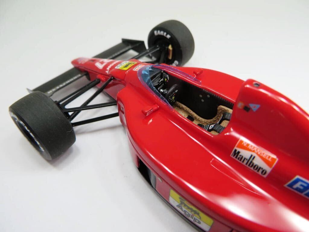 素人 完成品 1/43 タメオ フェラーリ F1-89 ハンガリーGP 優勝 1989年 N.マンセル ナイジェル マンセル TAMEOの画像8