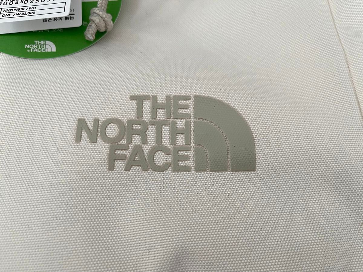 THE NORTH FACE ザノースフェイス 2WAY巾着ミニショルダーバッグ　ホワイト