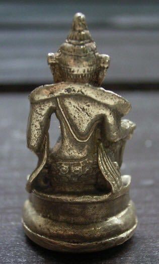 真鍮製　シャンバラ・宝蔵神・毘沙門天　豆仏像