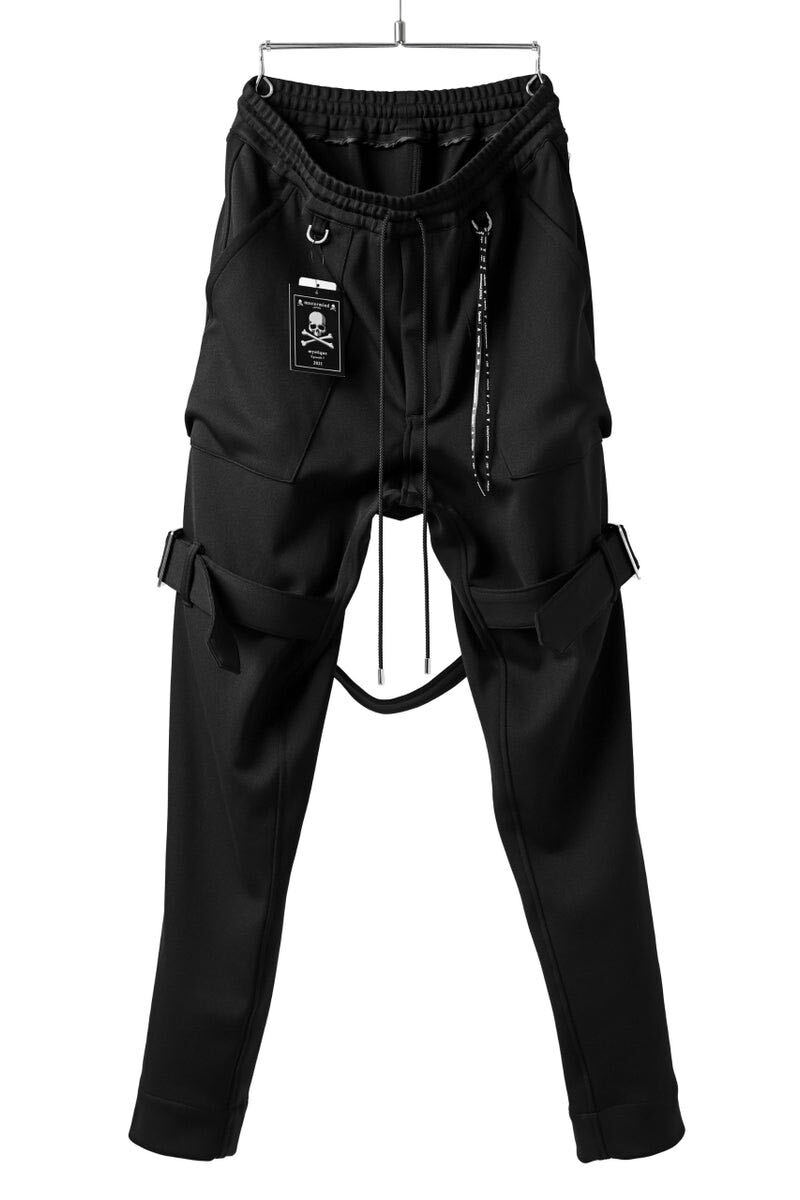 mastermind JAPAN スカルジャカードサテンパンツ 激レアmastermind JAPAN MJ Bondage Pants スカル刺繍ボンテージ