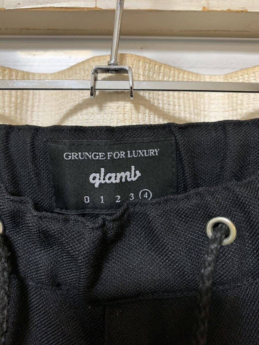 glamb Easy Climbing Slacks Pants グラム イージーパンツ スラックス サイズ4 XL BLACK_画像6