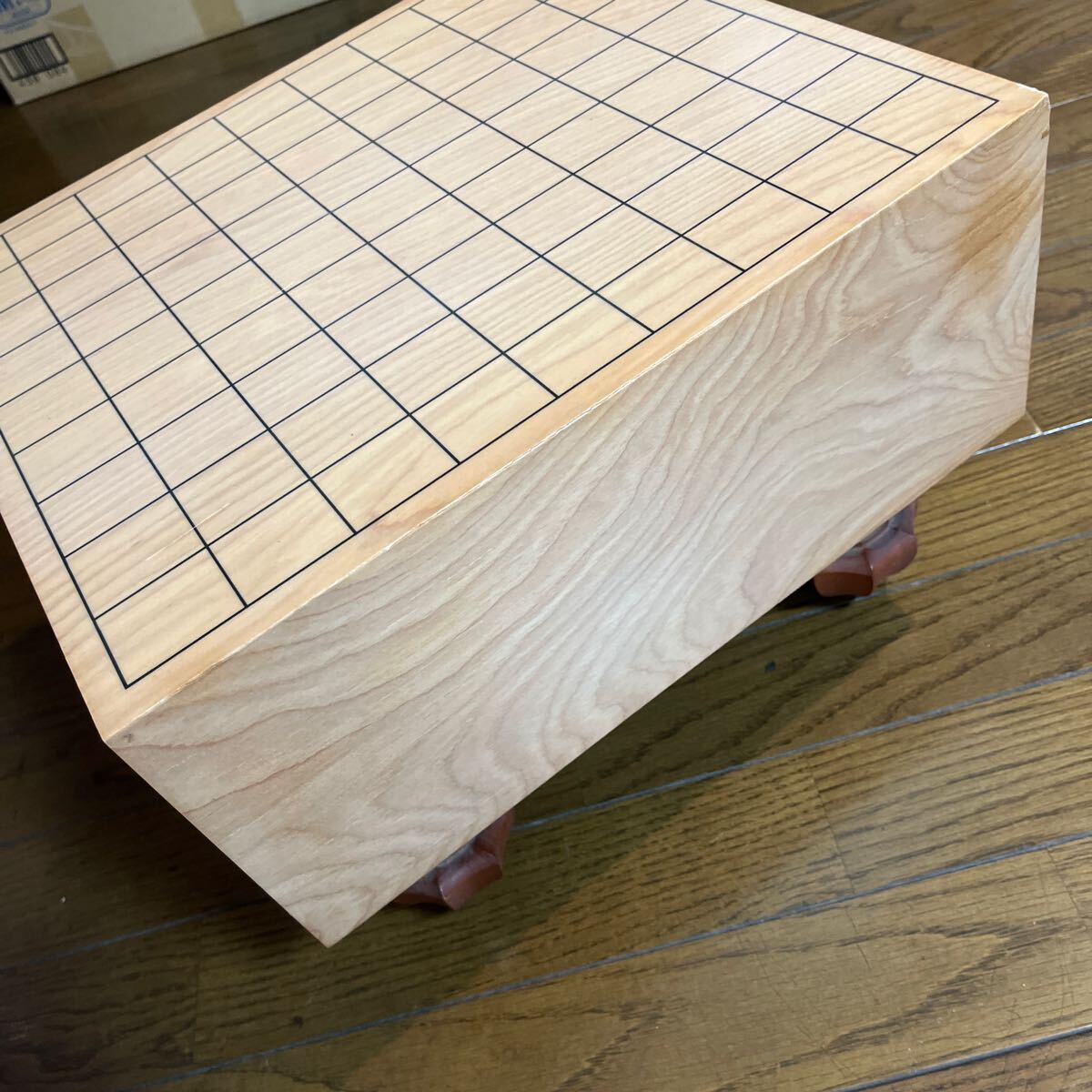 [ with legs shogi record ] shogi pcs / wooden / board game / secondhand goods / goban / desk . shogi piece 