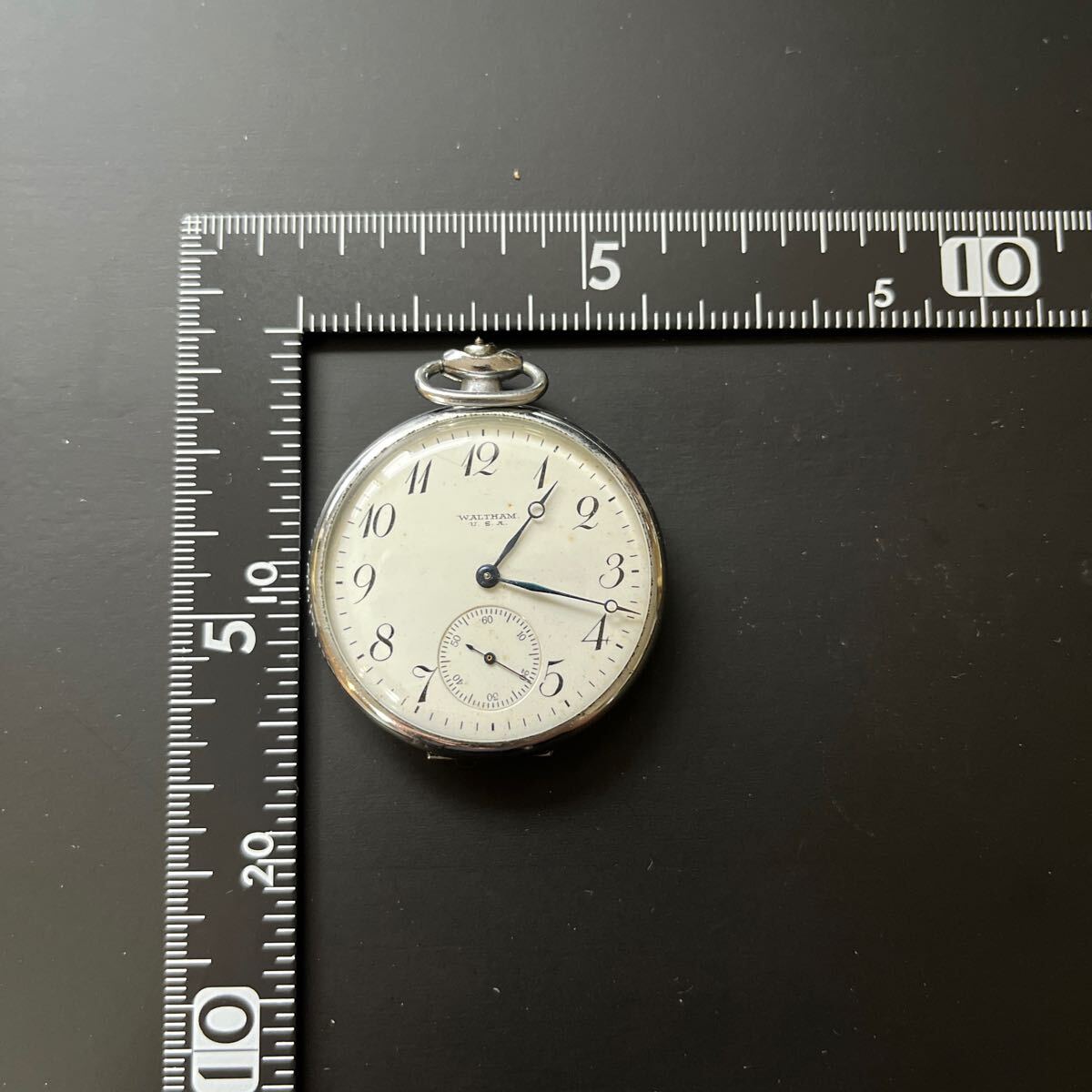 [ неподвижный товар ] карманные часы Omega механический завод WALTHAM *13