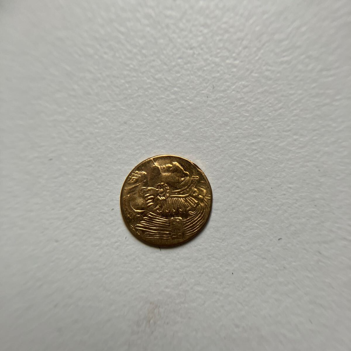  редкий! мир самый маленький золотая монета Mexico индеец монета коллекция античный *16