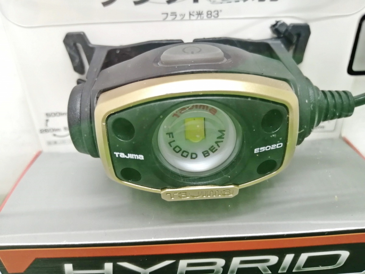 未使用品 TAJIMA タジマ 充電対応 LED ヘッドライト E502Dセット LE-E502D-SPの画像5