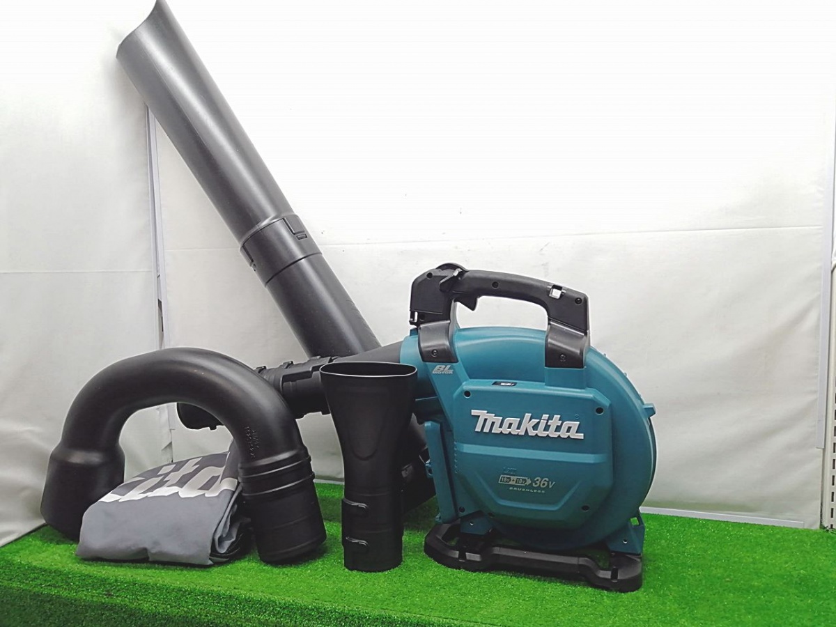 中古品 makita マキタ 36V　(18V+18V)　充電式ブロワー バキュームセット MUB363DZ_画像1