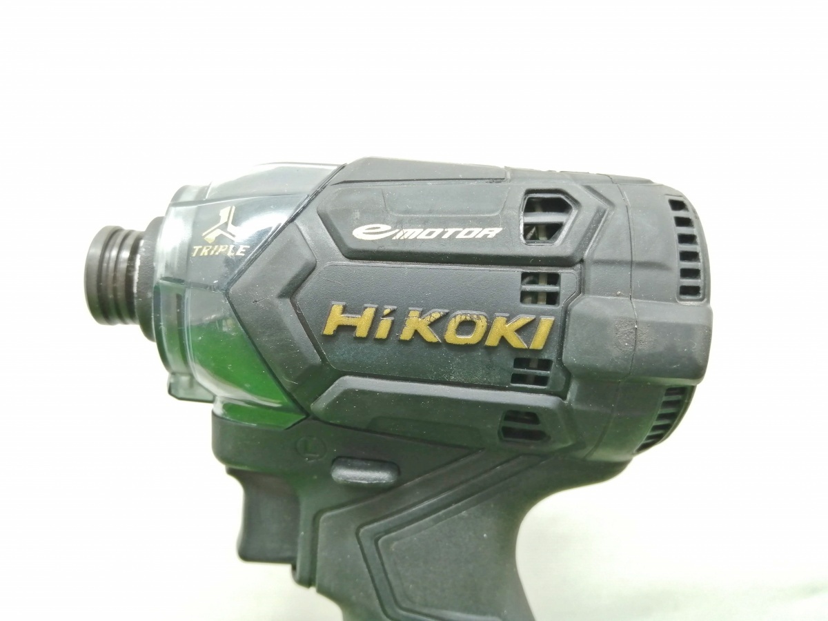 中古品 HiKOKI 日立工機 36V コードレス インパクトドライバ 限定カラー ブラック＆ゴールド WH36DC(NN)(BG)_画像4