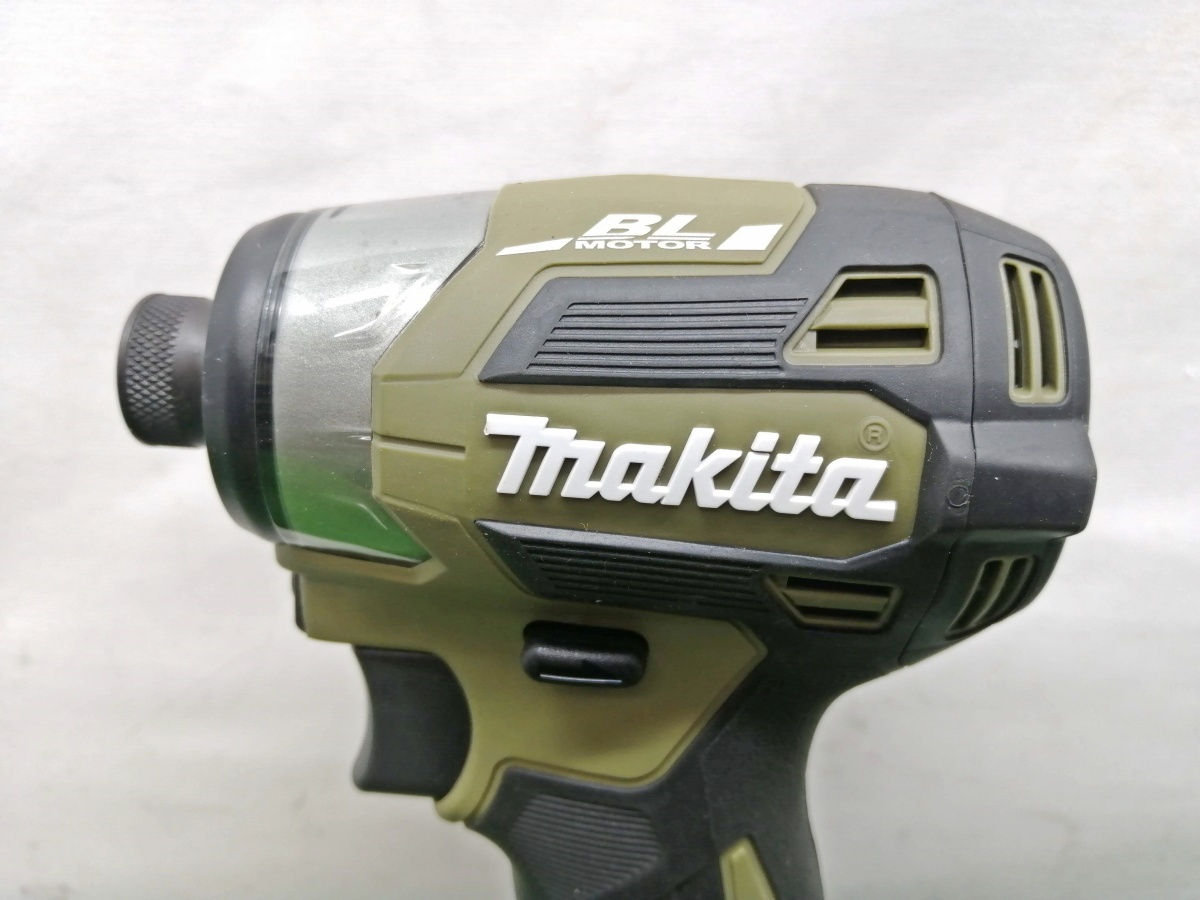 中古品 makita マキタ 18V 充電式 インパクトドライバ オリーブ TD173DZO ③_画像4