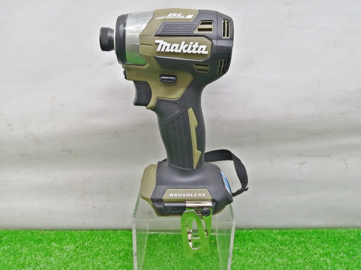 中古品 makita マキタ 18V 充電式 インパクトドライバ オリーブ TD173DZO ③_画像1