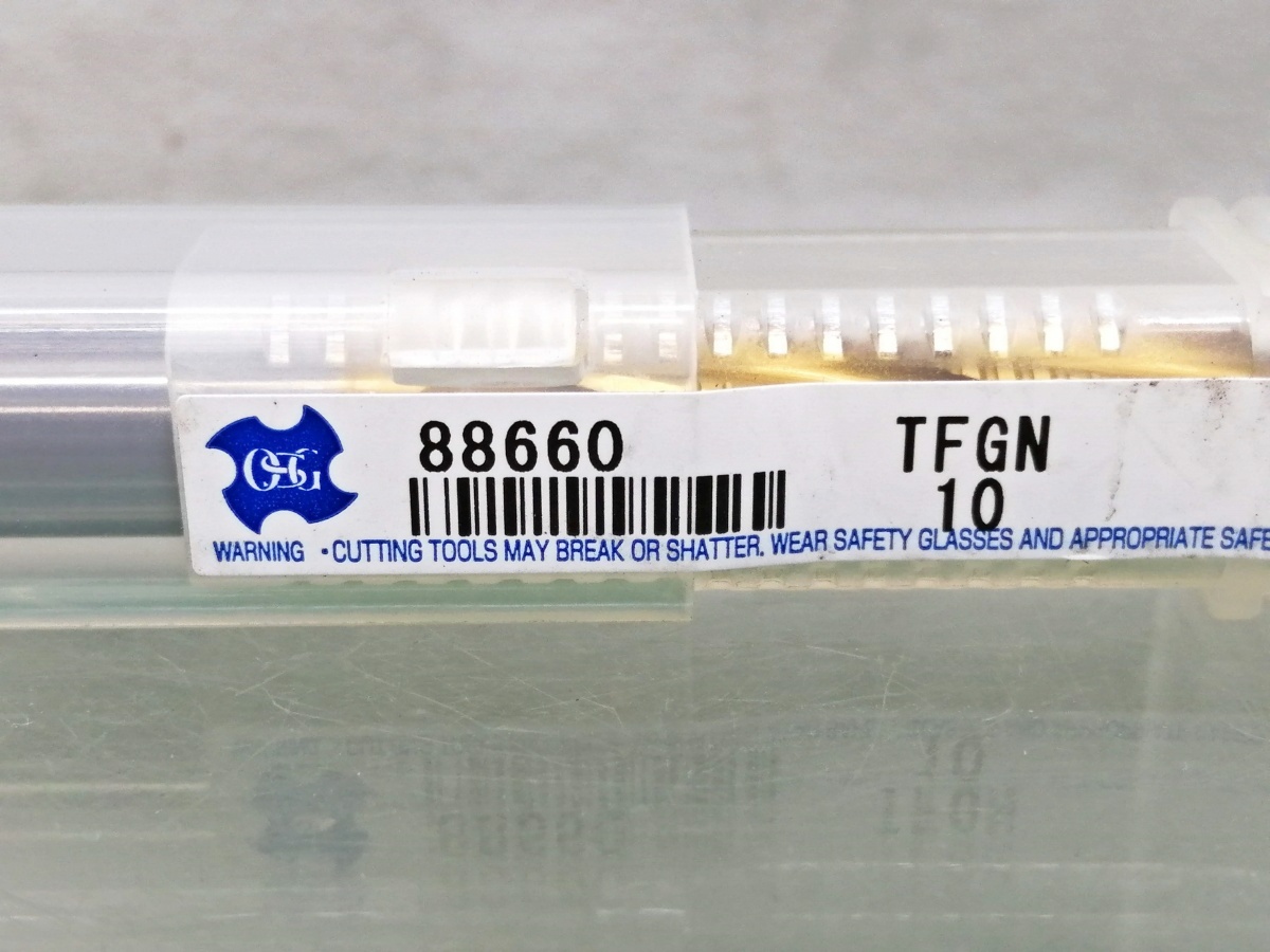 未使用品 OSG オーエスジー エンドミル タフニックゴールドミディアム 刃径10mm 88660 TFGN 10_画像7