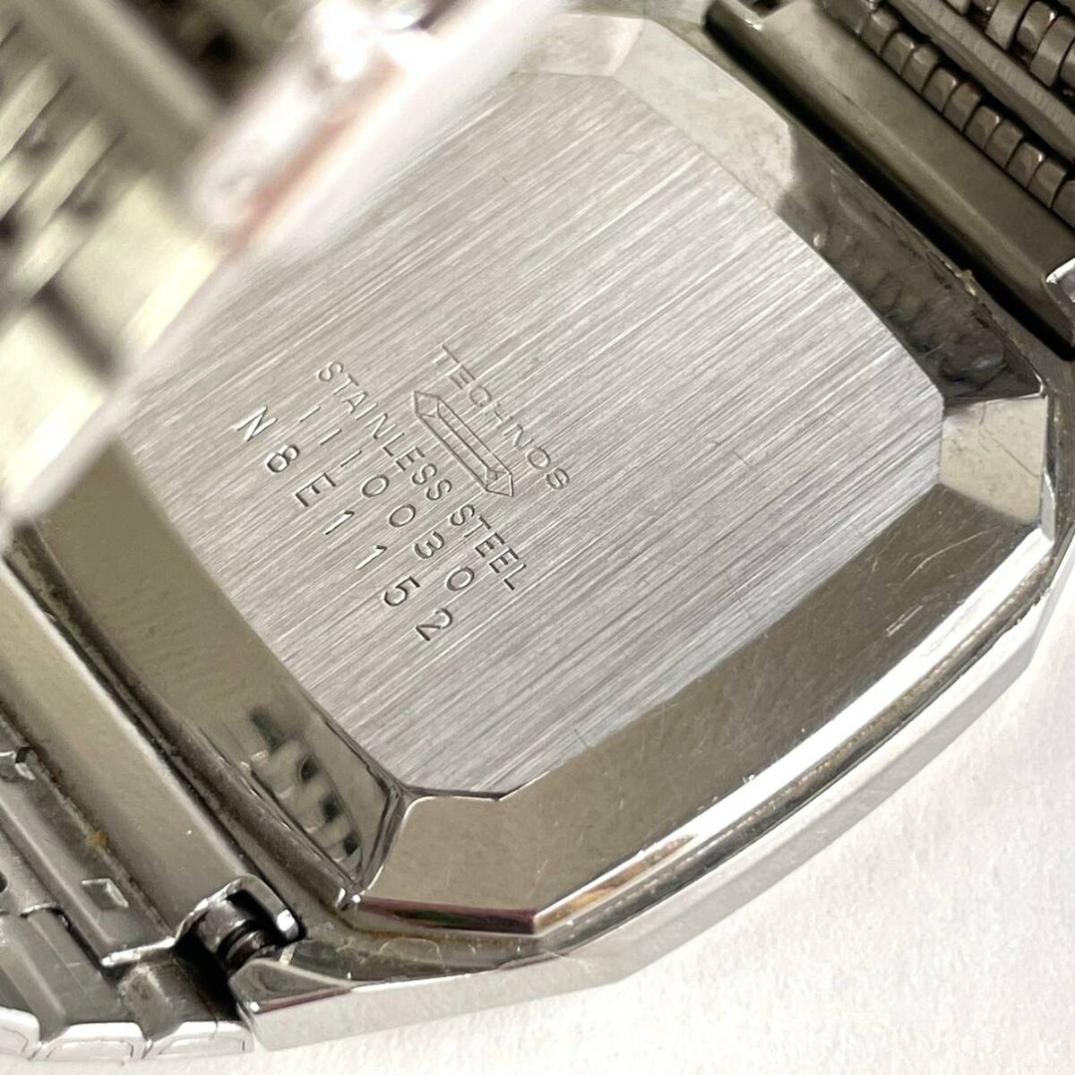 ヴィンテージ TECHNOS SUMMIT テクノス サミット スクエア型 メンズ腕時計 ジャンク 1110030_画像5