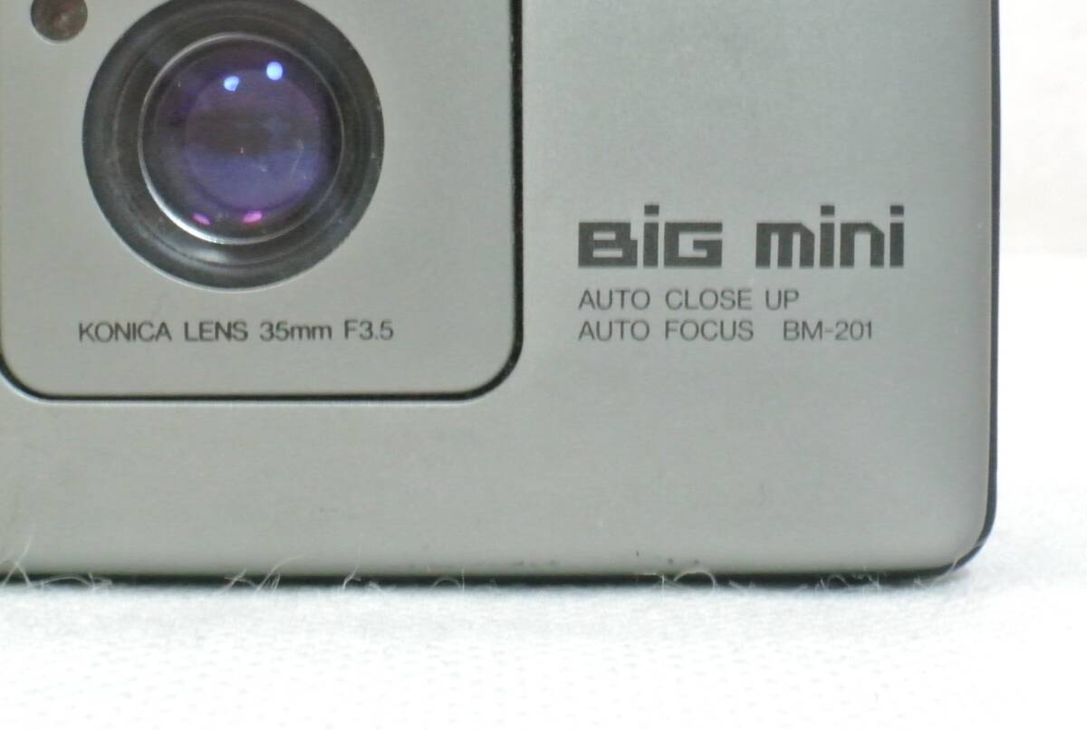 Konica コニカ Big mini BM-201 ジャンク 部品取りに コンパクトカメラ 当時物 _画像2