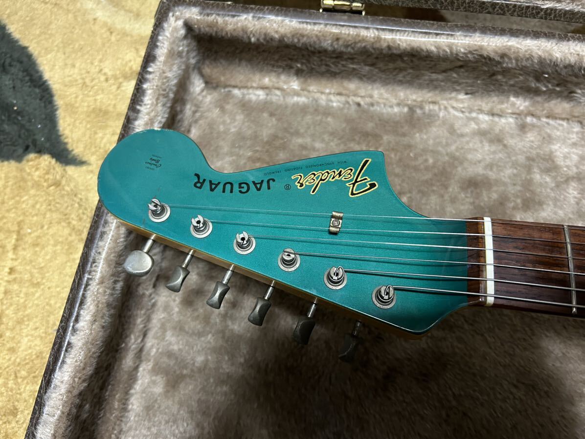 99年頃・激レア・Fender Japan JG66-85・ MH・ OTM・ Jaguar ・フェンダージャパン ジャガー ・マッチングヘッド・オーシャンターコイズ。_画像2