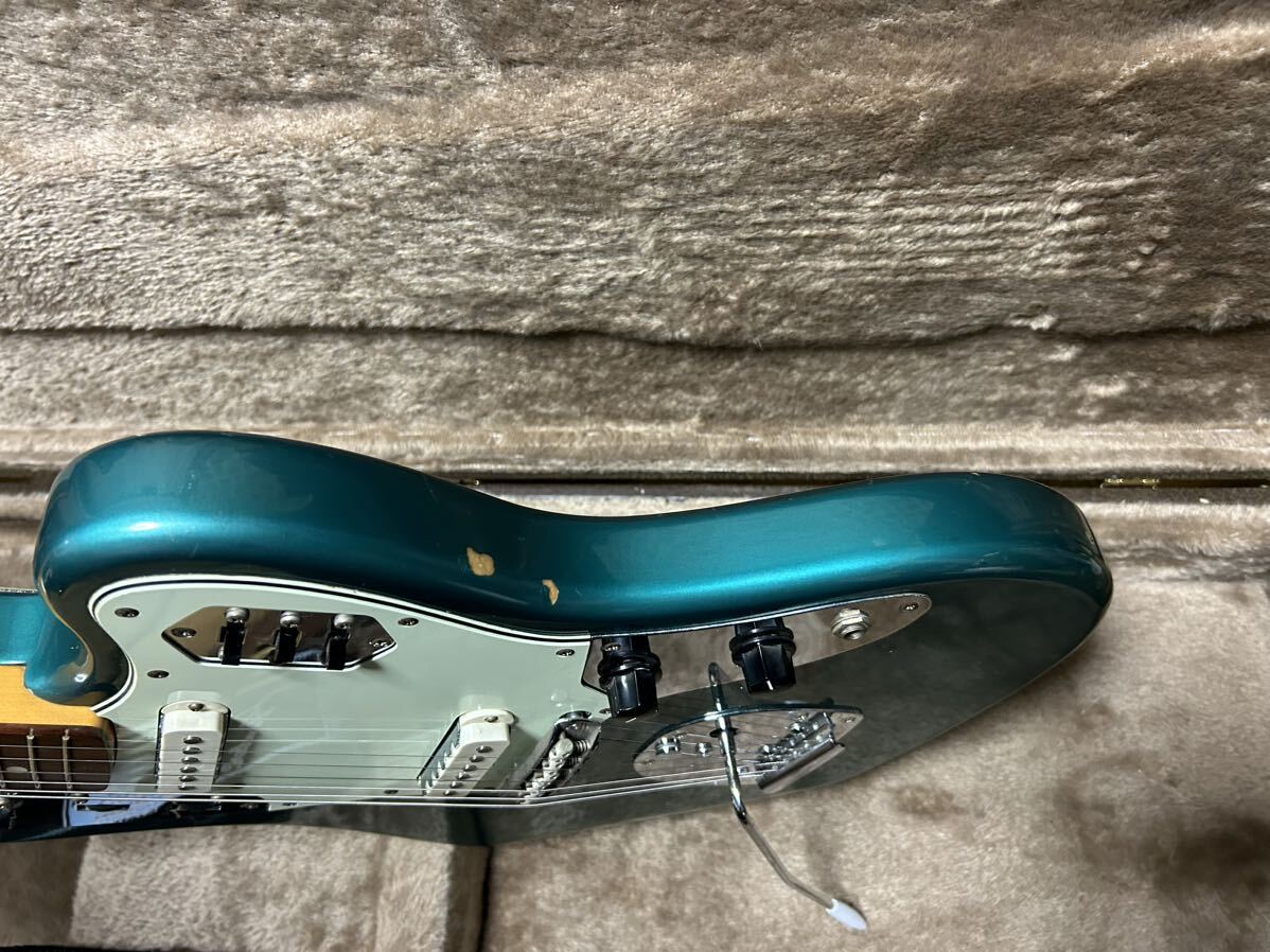 99年頃・激レア・Fender Japan JG66-85・ MH・ OTM・ Jaguar ・フェンダージャパン ジャガー ・マッチングヘッド・オーシャンターコイズ。_画像8