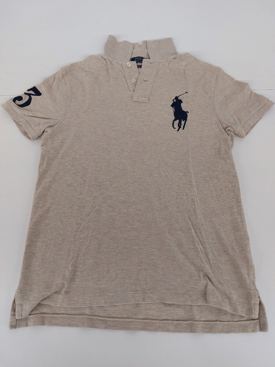 10777-10781　Polo by Ralph Lauren ポロ ラルフローレン 半袖 ポロシャツ Tシャツ 3点まとめて ロゴ ビッグポニー USED品 古着 現状品_画像2