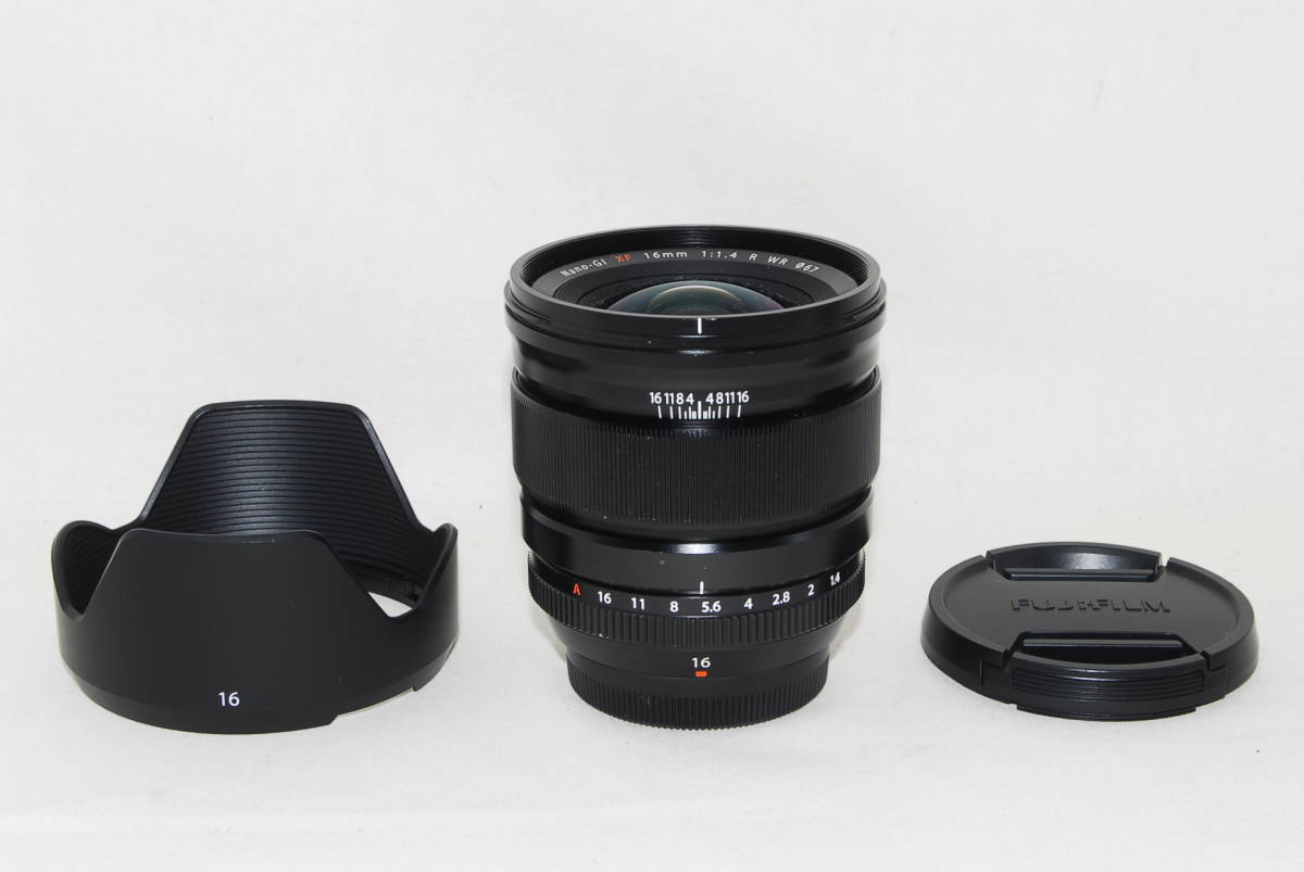 良品 FUJIFILM 富士フイルム FUJINON XF 16mm F1 4 R WR フード 良品 FUJIFILM 富士フイルム FUJINON XF 16mm F1 4 R WR フード