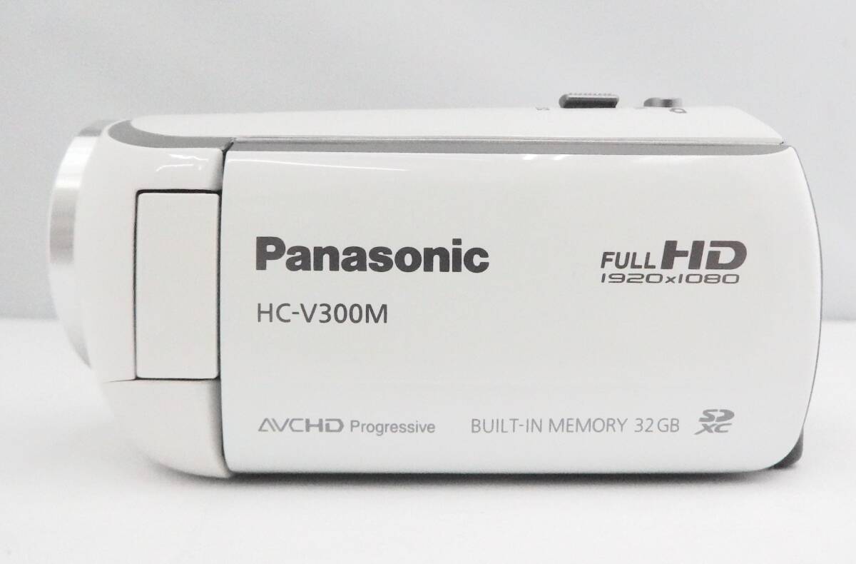 * condition excellent / operation goods *Panasonic HC-V300M digital Hi-Vision video camera 32GB white 