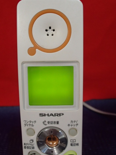 SHARP シャープ 電話子機 充電台　CJ-KV31　増設子機 ジャンク　 _画像4