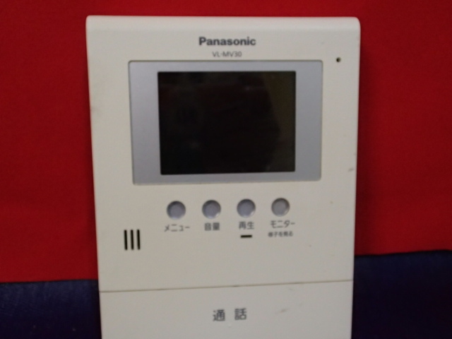 Panasonic パナソニック　インターホン ドアホン VL-MV30/WQD201W/VL-MW230　玄関子機VQD011A/VQB700AK/ジャンク品_画像3