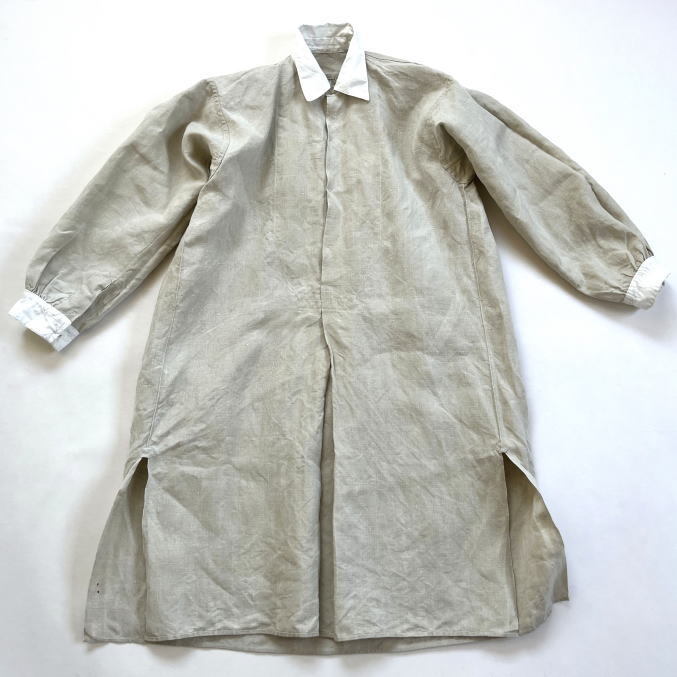 1900s 10s 20s フランス リネンスモック 麻 ヴィンテージ 1900s 10s 20s フランス リネンスモック 麻 ヴィンテージ