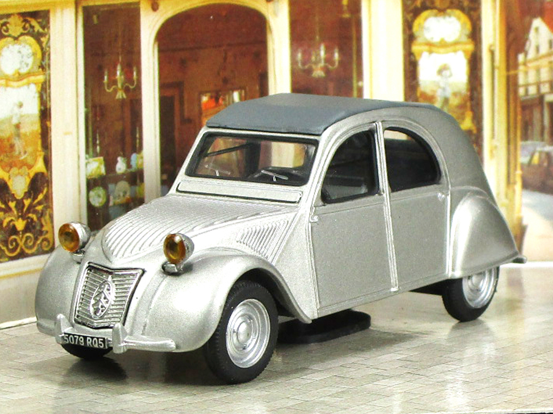 ビテスプレミアム◆シトロエン2CV・タイプA◆シルバー◆1/43_画像1