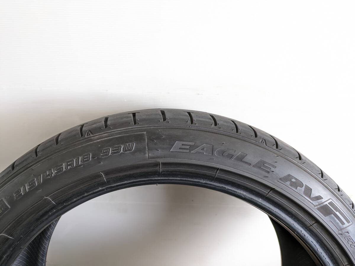 GOOD YEAR　EAGLE　RV-F　215/45R18　215/45r18　グッドイヤー　イーグル　2022年製　215/45/18　215/45-18　バリ山　美品タイヤ。_画像9