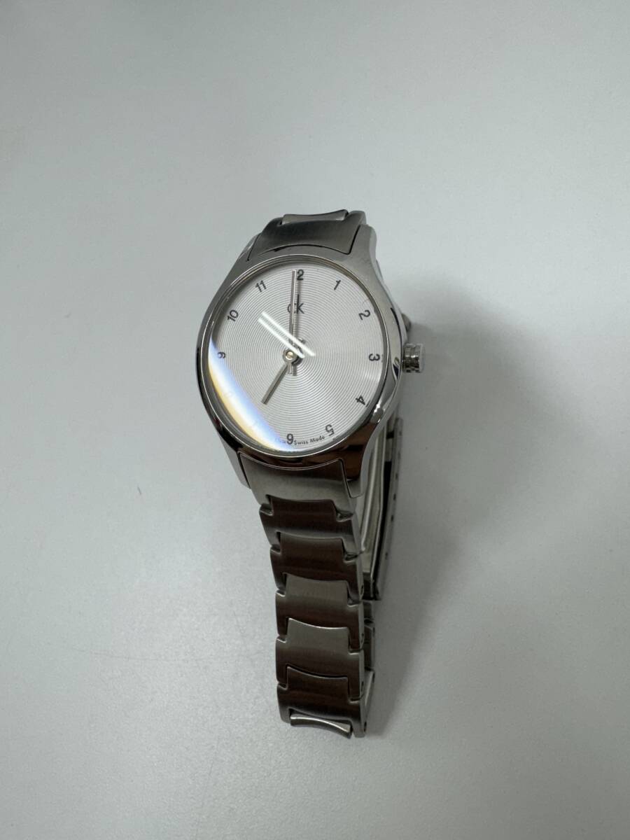 【ジャンク品】【要電池交換】Calvin Klein カルバンクライン 腕時計 swiss made K26231の画像3