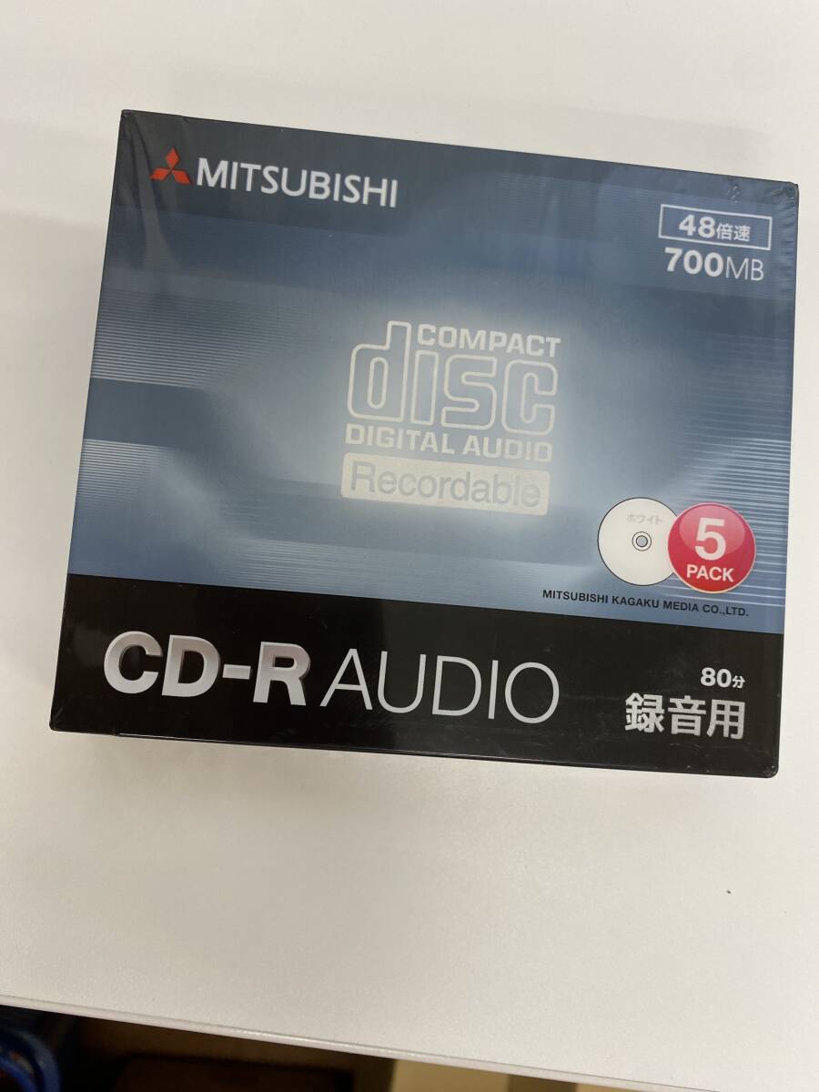 MITSUBISHI Mitsubishi CD-R AUDIO 5 pack recording for (80 minute )700MB 48 speed new goods 