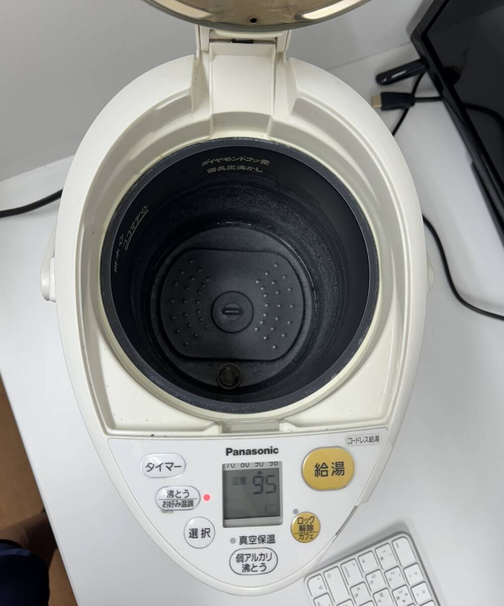 【ジャンク品】【動作確認済】Panasonic　パナソニック　沸とうジャーポット　３.０L NC-HU304 _画像5