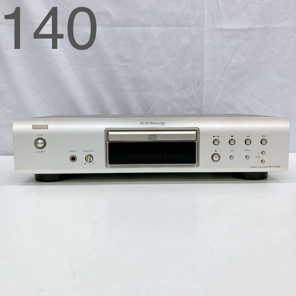 5AA030 DENON デノン DCD-755AE CDプレイヤー オーディオ機器 音響機器 中古 現状品 通電OK 動作未確認_画像1