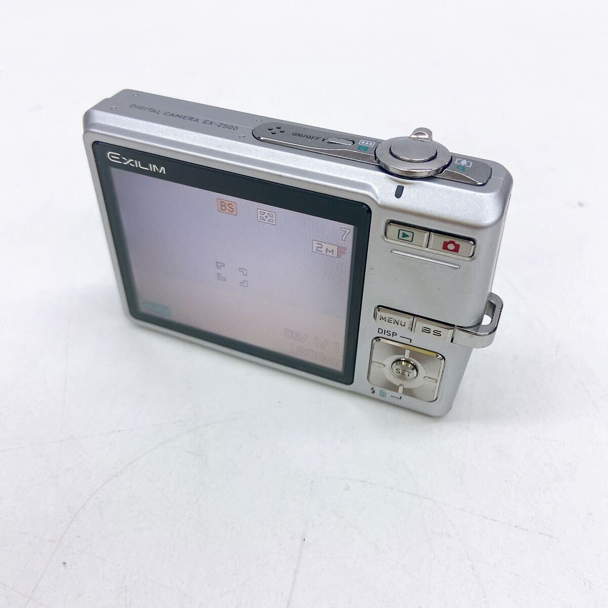 5AB075 【動作品】CASIO カシオ コンパクトデジタルカメラ EX-Z500 EXILIM ZOOM 箱 中古 現状品_画像3