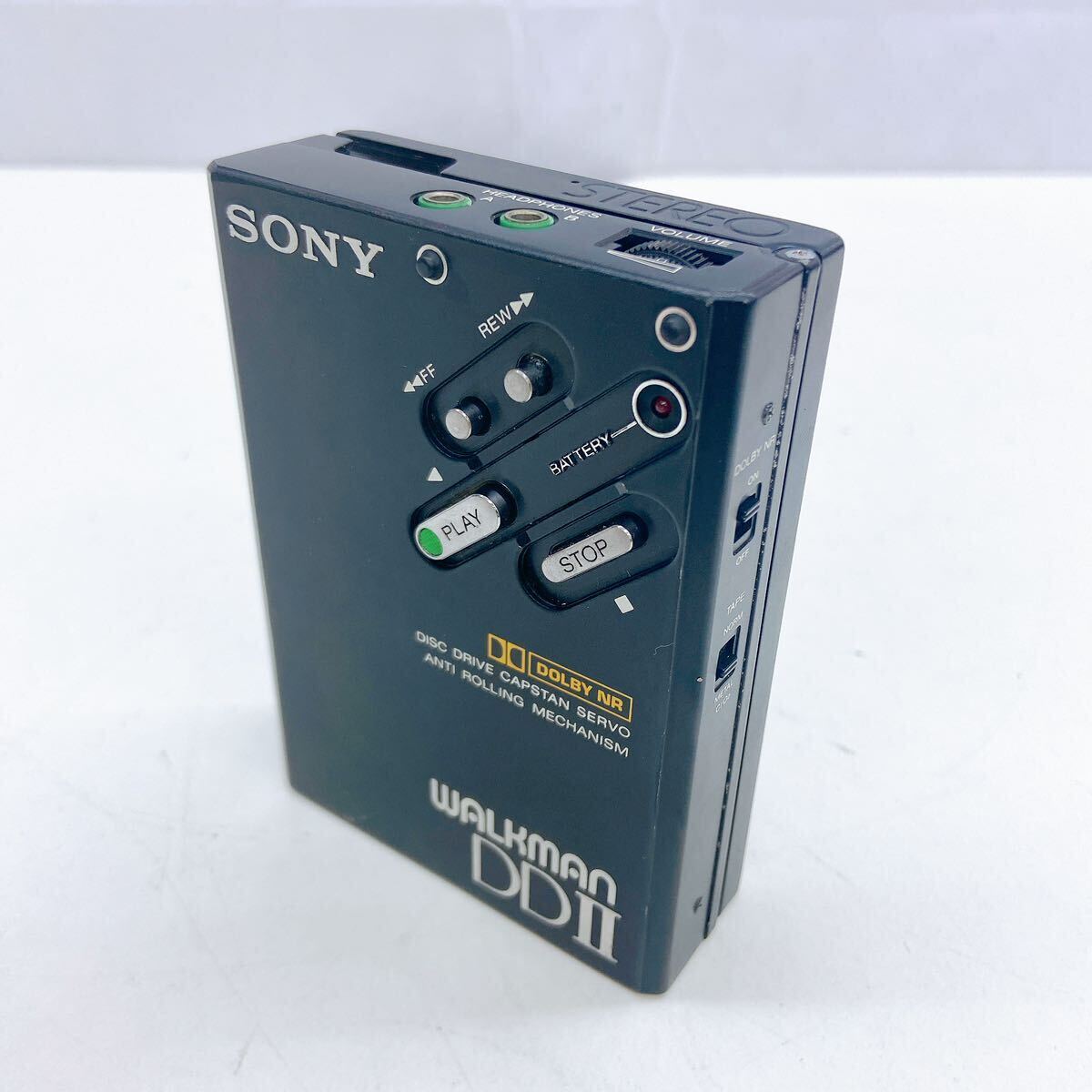 5AA050 SONY WALKMAN WM-DDII WM-DD2 стерео кассетная магнитола Walkman б/у текущее состояние товар работоспособность не проверялась 